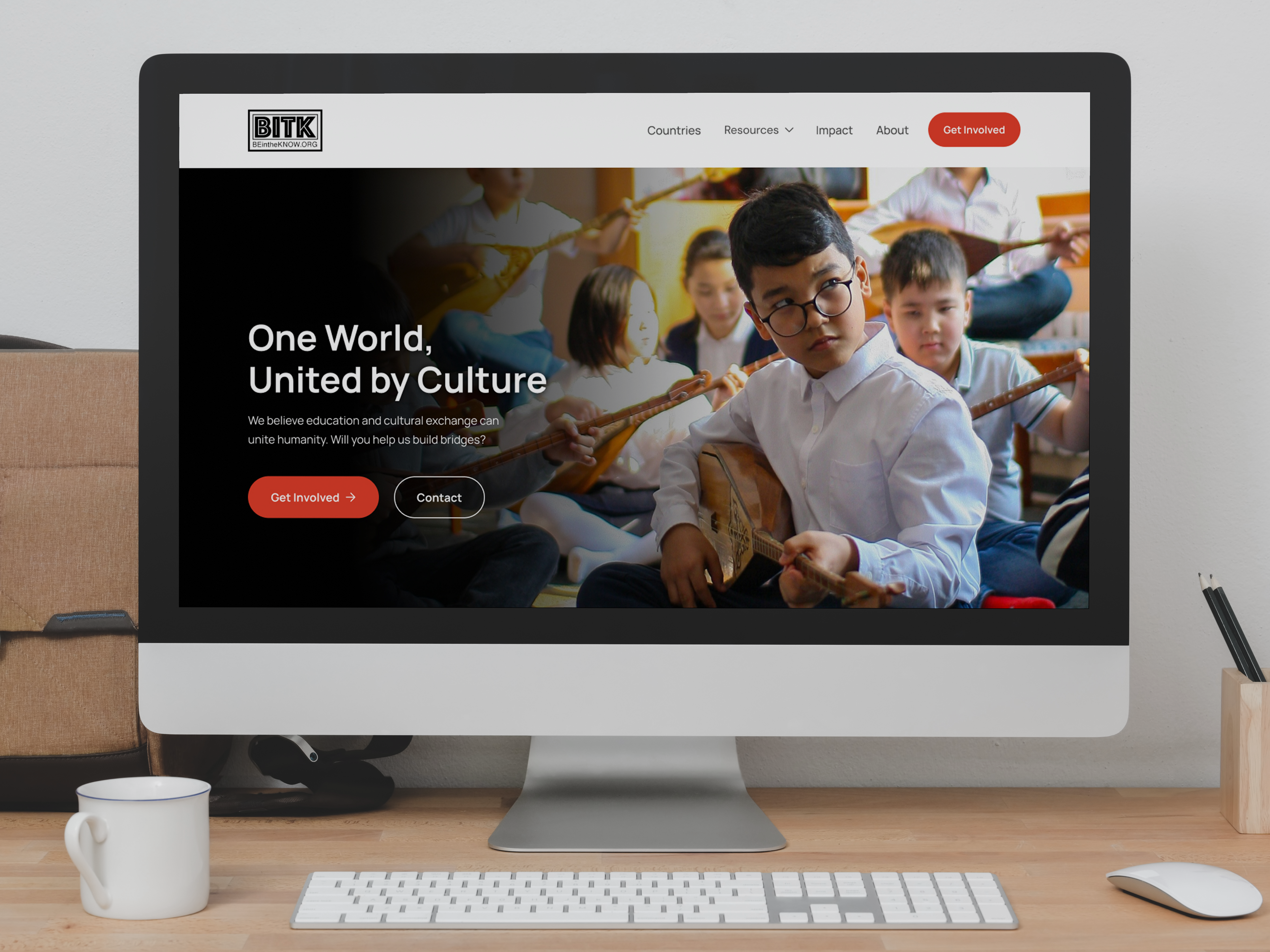 landing page mockup