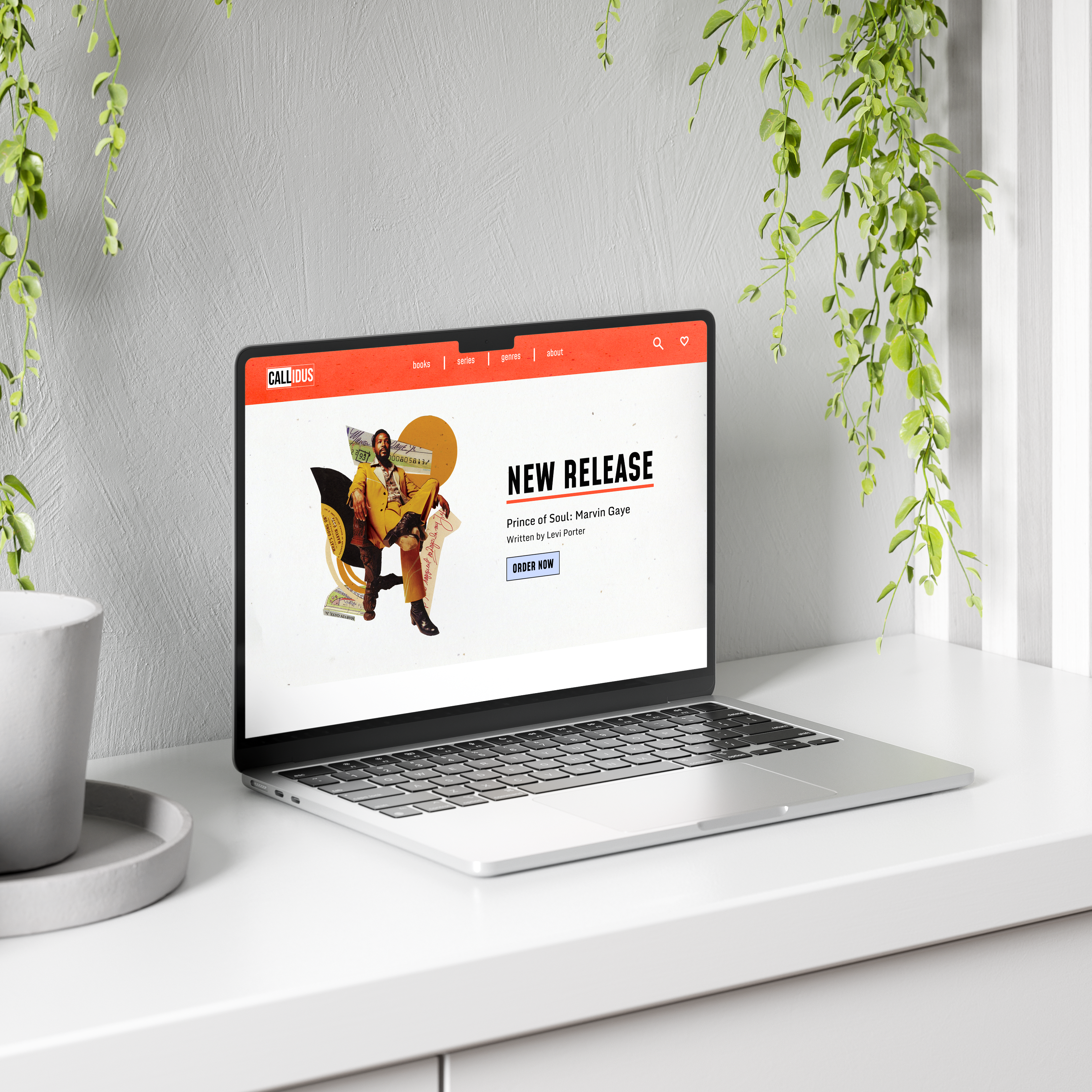 Callidus Publishing Landing Page Mockup