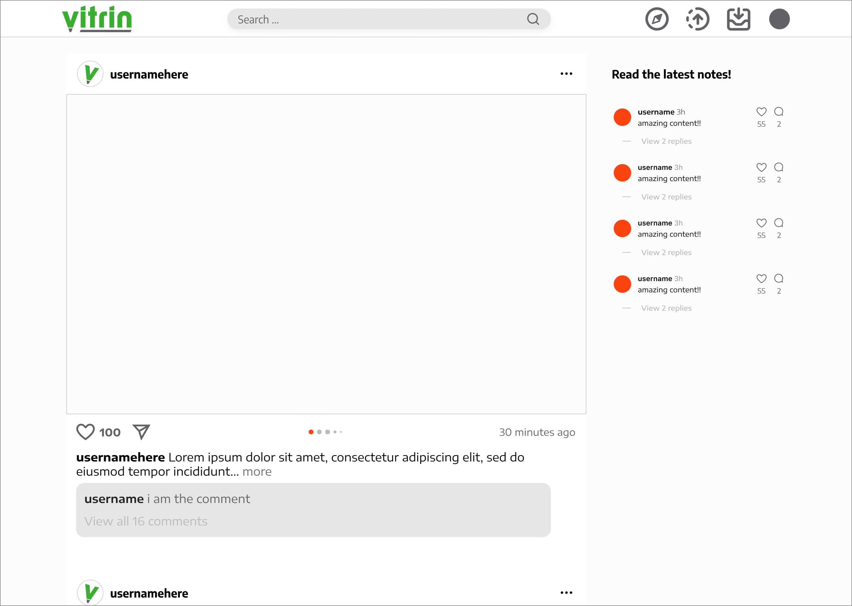 Vitrin Landing Page